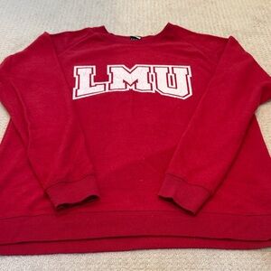LMU Women's Red Sweatshirt